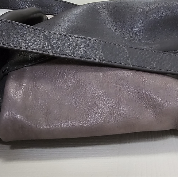 Kelsi Dagger. Gray Pebble Leather Hobo Bag. EUC. - Picture 6 of 8